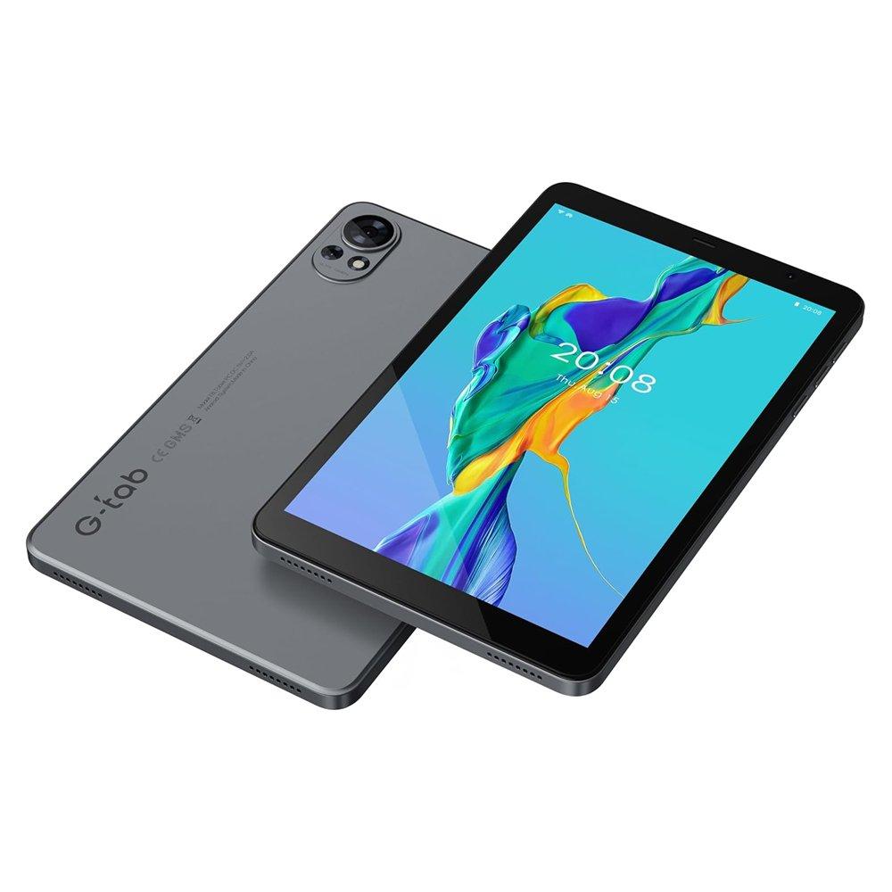 G-TAB T8S Tablet, 8GB, 64GB, 8”, Quad Core – Grey