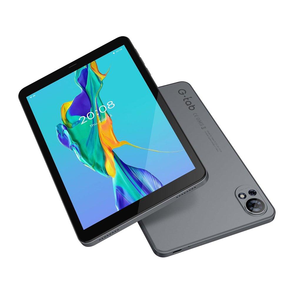 G-TAB T8S Tablet, 8GB, 64GB, 8”, Quad Core – Grey