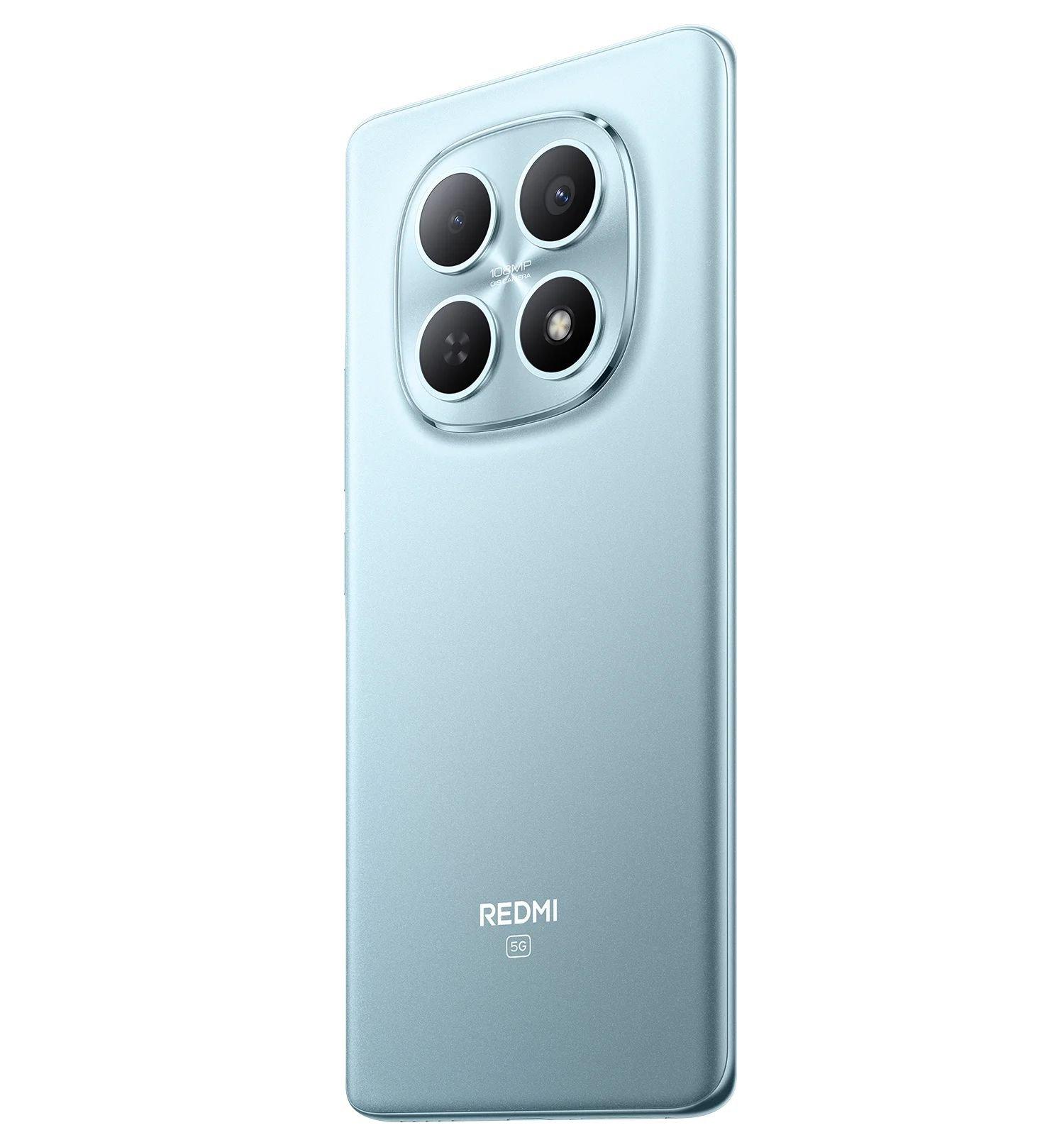 هاتف شاومي ريدمي نوت 15 فايف جي، سنابدراجون، 8 جيجا رام، 256 جيجا تخزين، شاشة أموليد 6.77 إنش – أزرق