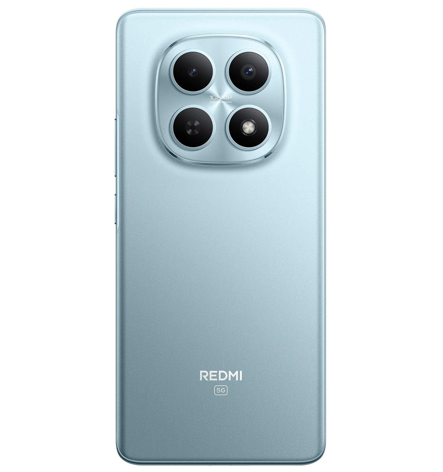 هاتف شاومي ريدمي نوت 15 فايف جي، سنابدراجون، 8 جيجا رام، 256 جيجا تخزين، شاشة أموليد 6.77 إنش – أزرق