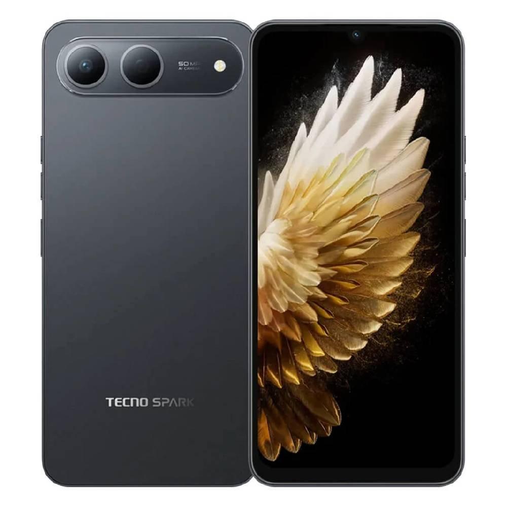 Tecno Spark 40 5G Phone, 6.75", 4GB RAM, 128GB - Ink Black.