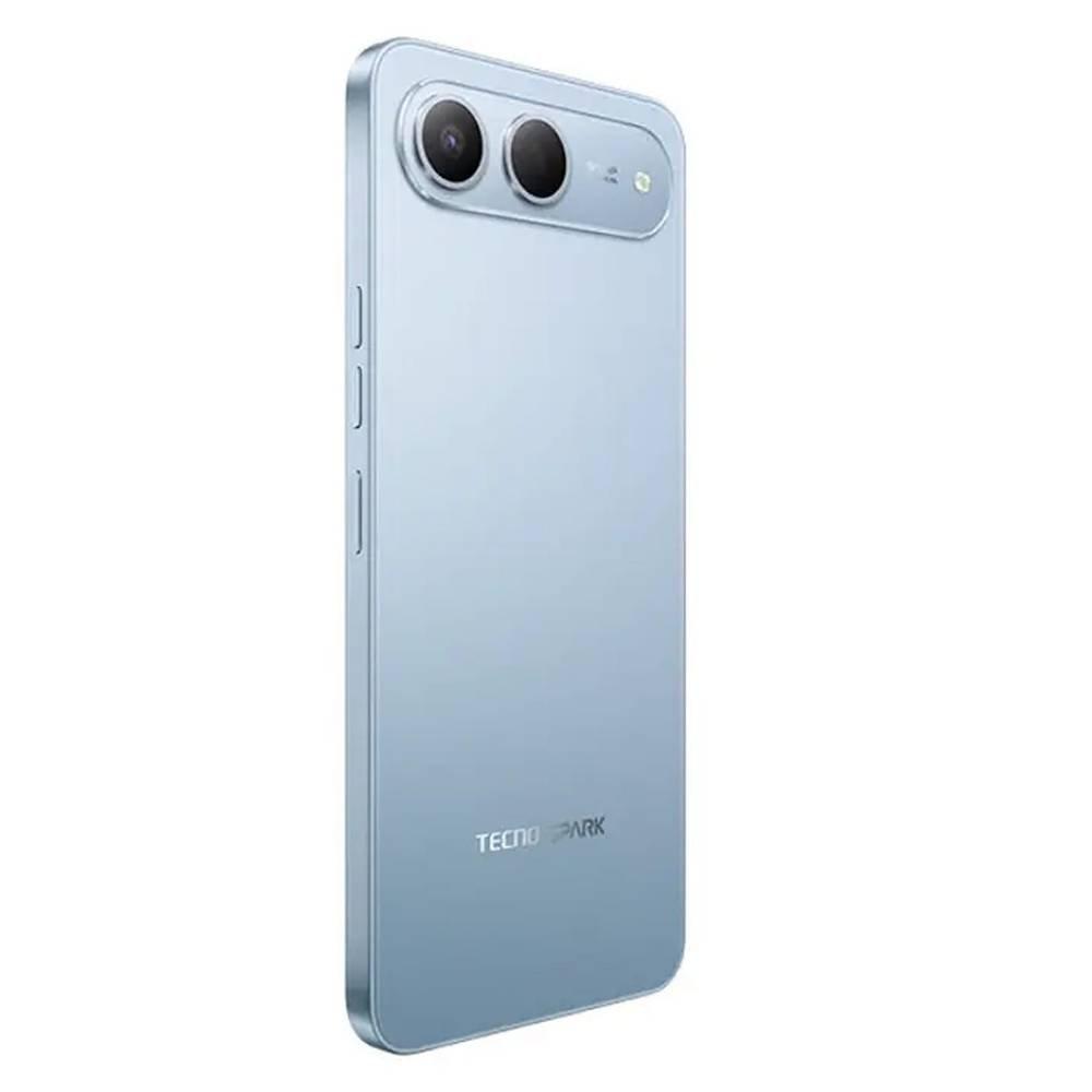 هاتف سبارك 40 5جي من تكنو، شاشة 6.75 بوصة، رام 4 جيجابايت، سعة 128 جيجابايت - أزرق