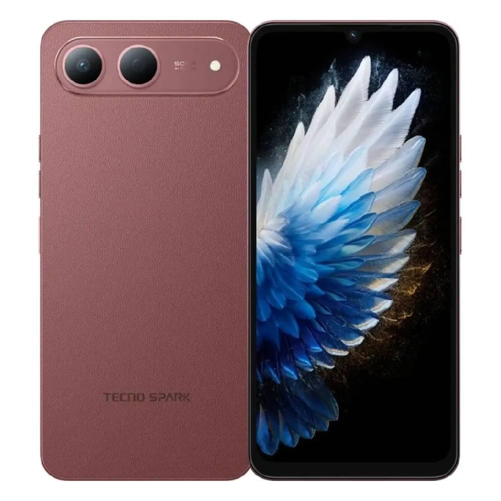 Tecno Spark 40 5G Phone, 6.75", 4GB RAM, 128GB - Red.