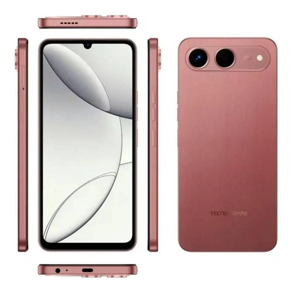 Tecno Spark 40 5G Phone, 6.75", 4GB RAM, 128GB - Red.