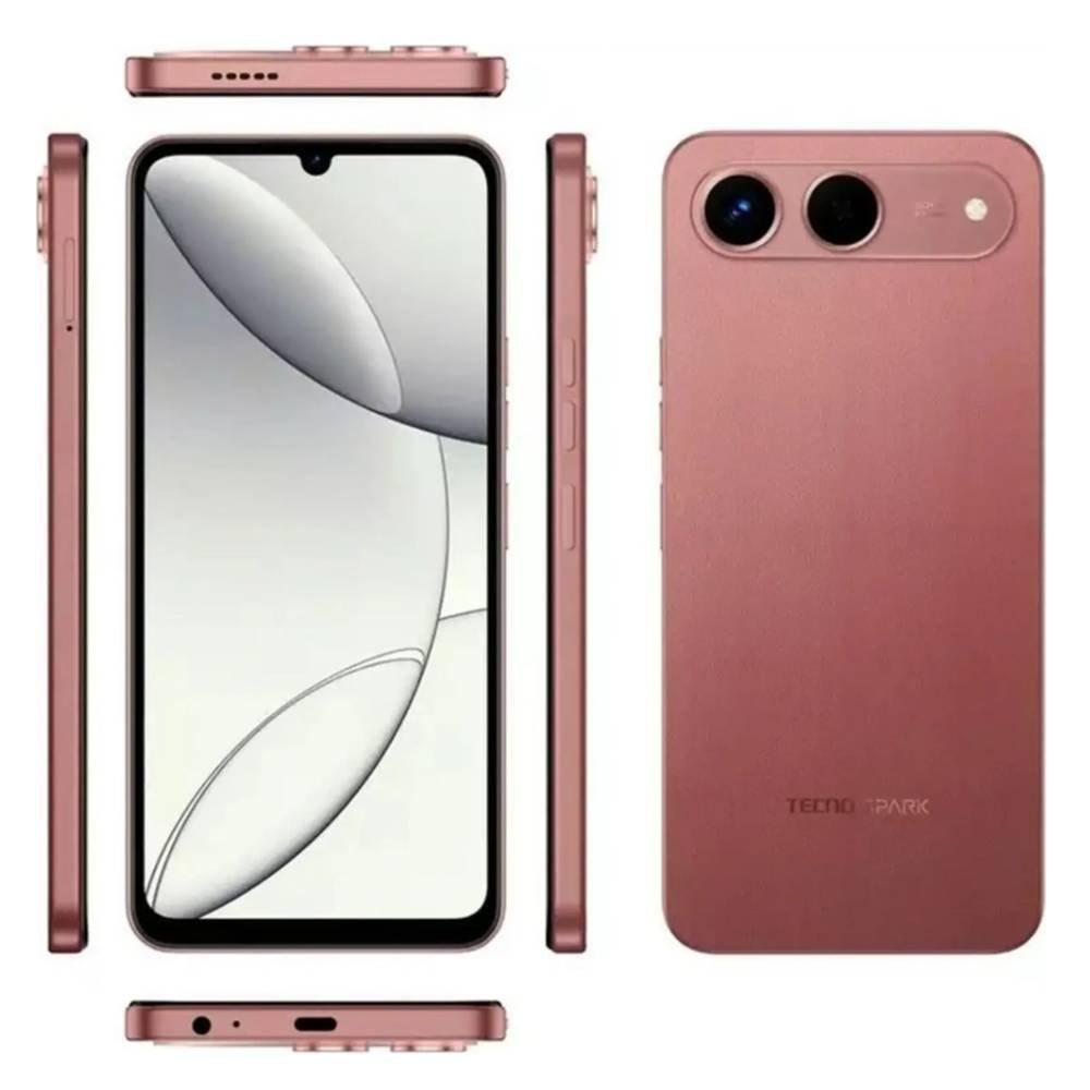 Tecno Spark 40 5G Phone, 6.75", 8GB RAM, 256GB - Red.