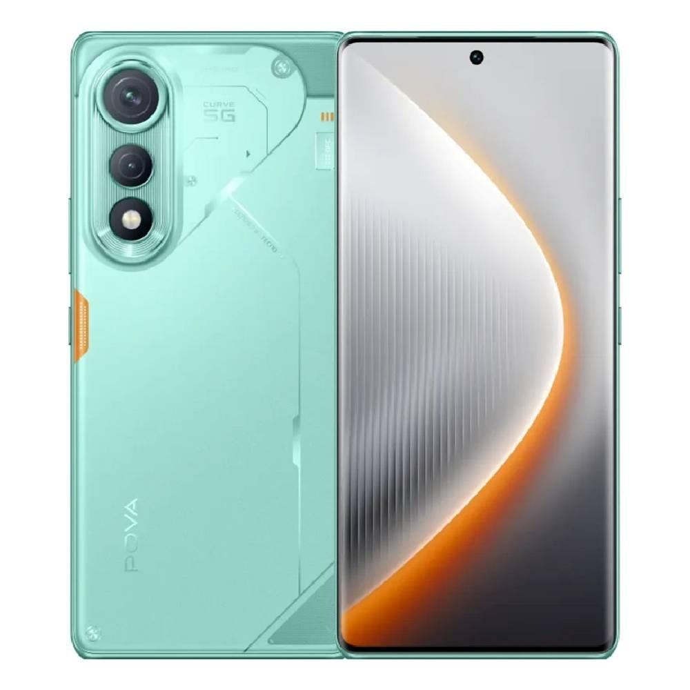 Tecno Pova Curve 5G Phone, 6.78", 8GB RAM, 256GB - Cyan