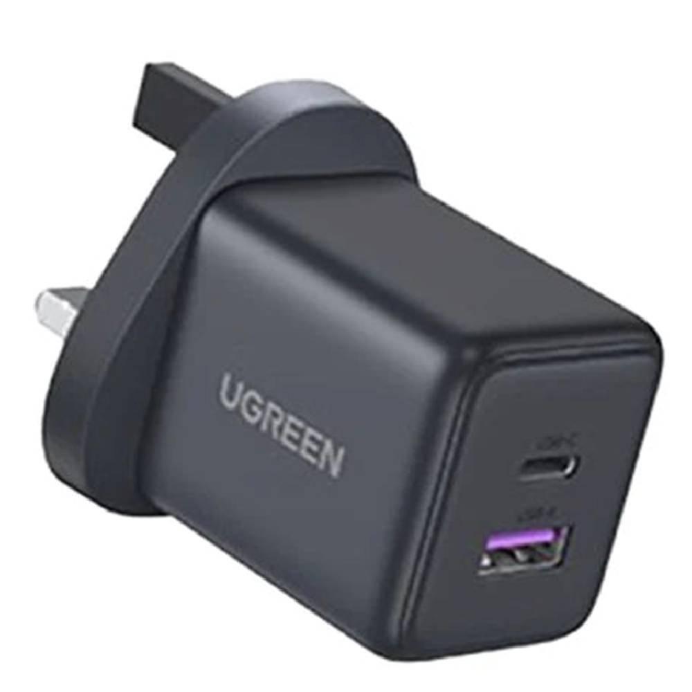 Ugreen 30W 2 Port Fast Charger, X516-65036 - Grey