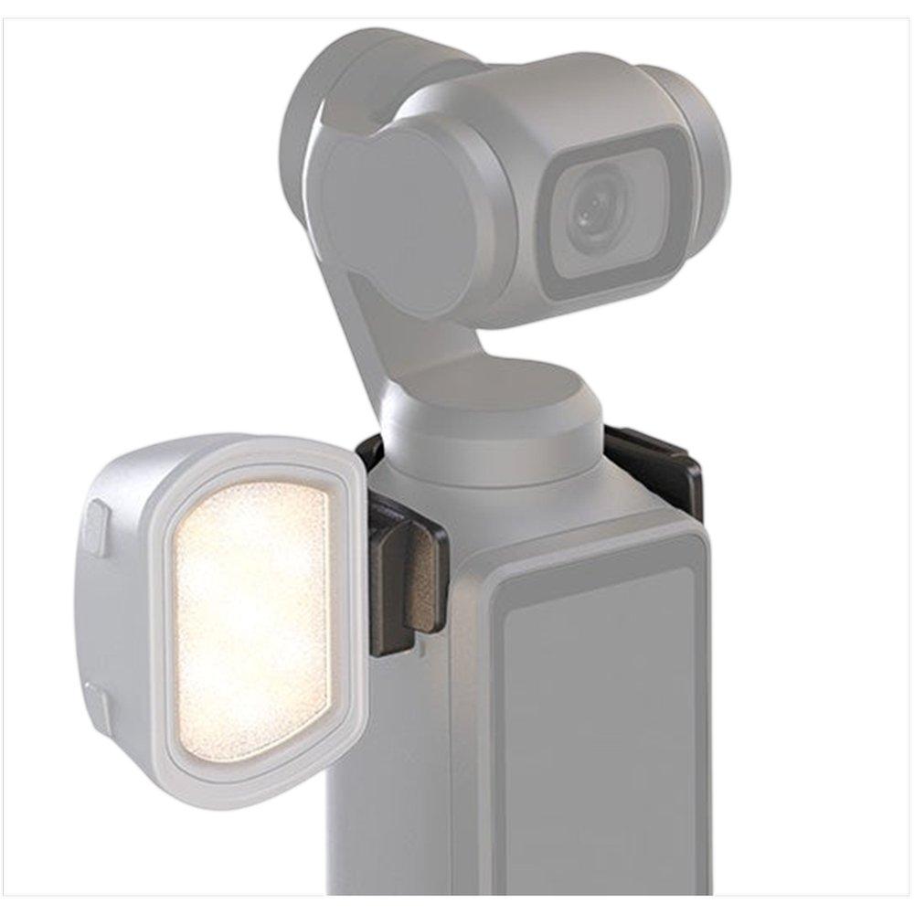 Neewer M21 Magnetic Auxiliary Light, LED Fill Light for DJI Osmo Pocket 3, 3 Color Modes, 3 Brightness Levels, 200mAh Battery, 10105786 – Grey