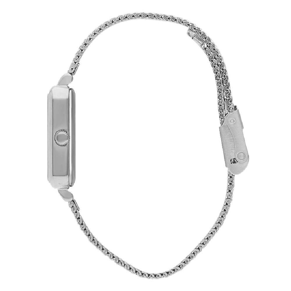 Lee Cooper Women's Analog Blue Mop Dial Watch, LC07815.390 - Silver
