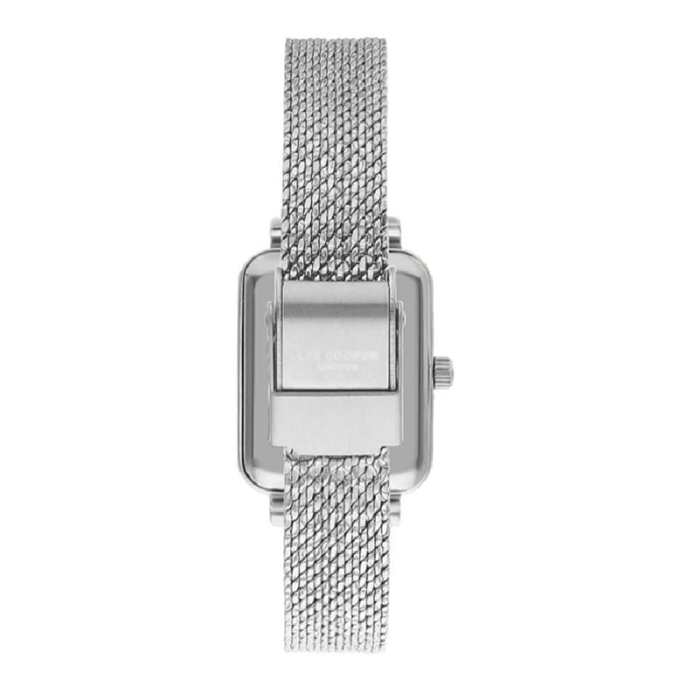 Lee Cooper Women's Analog Blue Mop Dial Watch, LC07815.390 - Silver