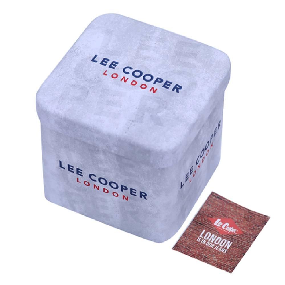 Lee Cooper Women's Analog Blue Mop Dial Watch, LC07815.390 - Silver
