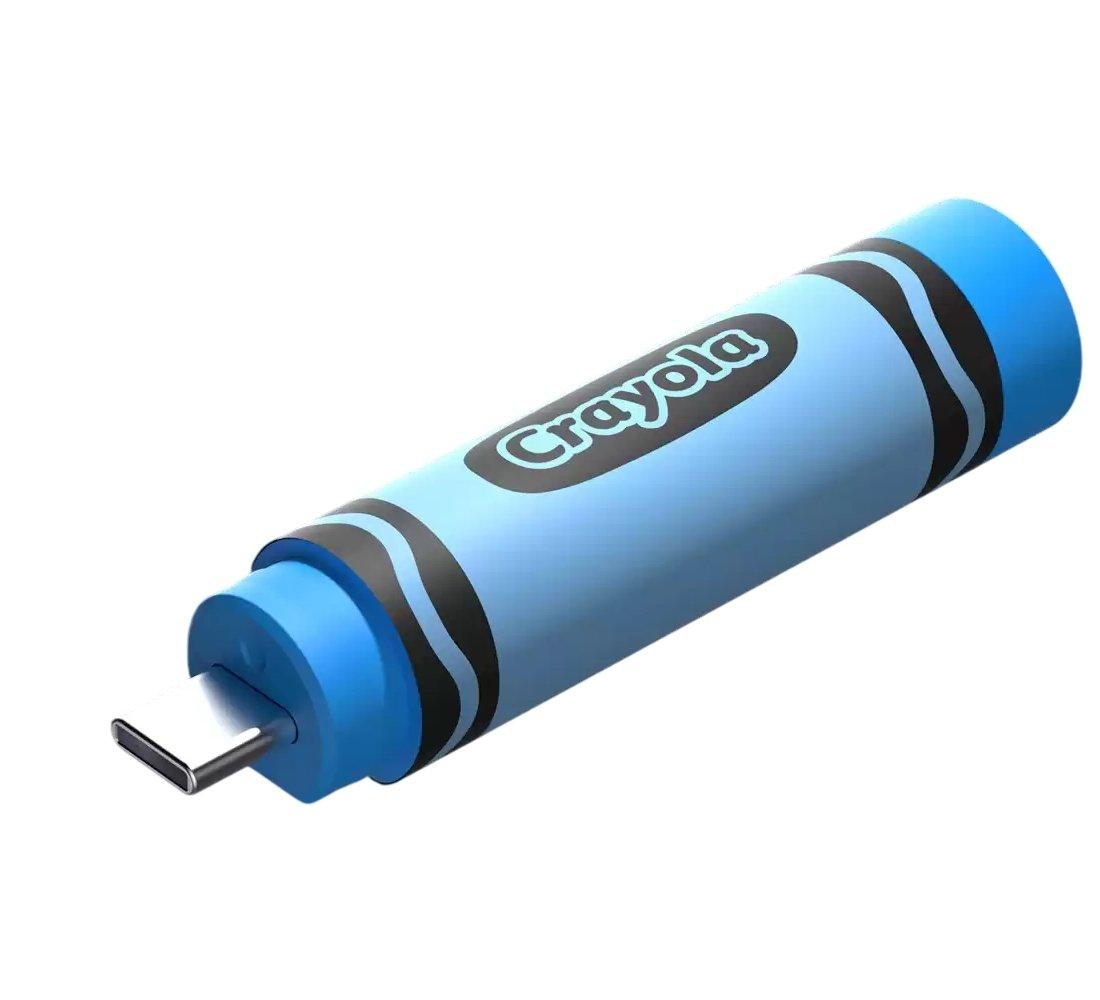 SanDisk Crayola USB-C Flash Drive, 64GB, USB 3.2 Gen 1, SDCZIC-064G-G46B – Blue
