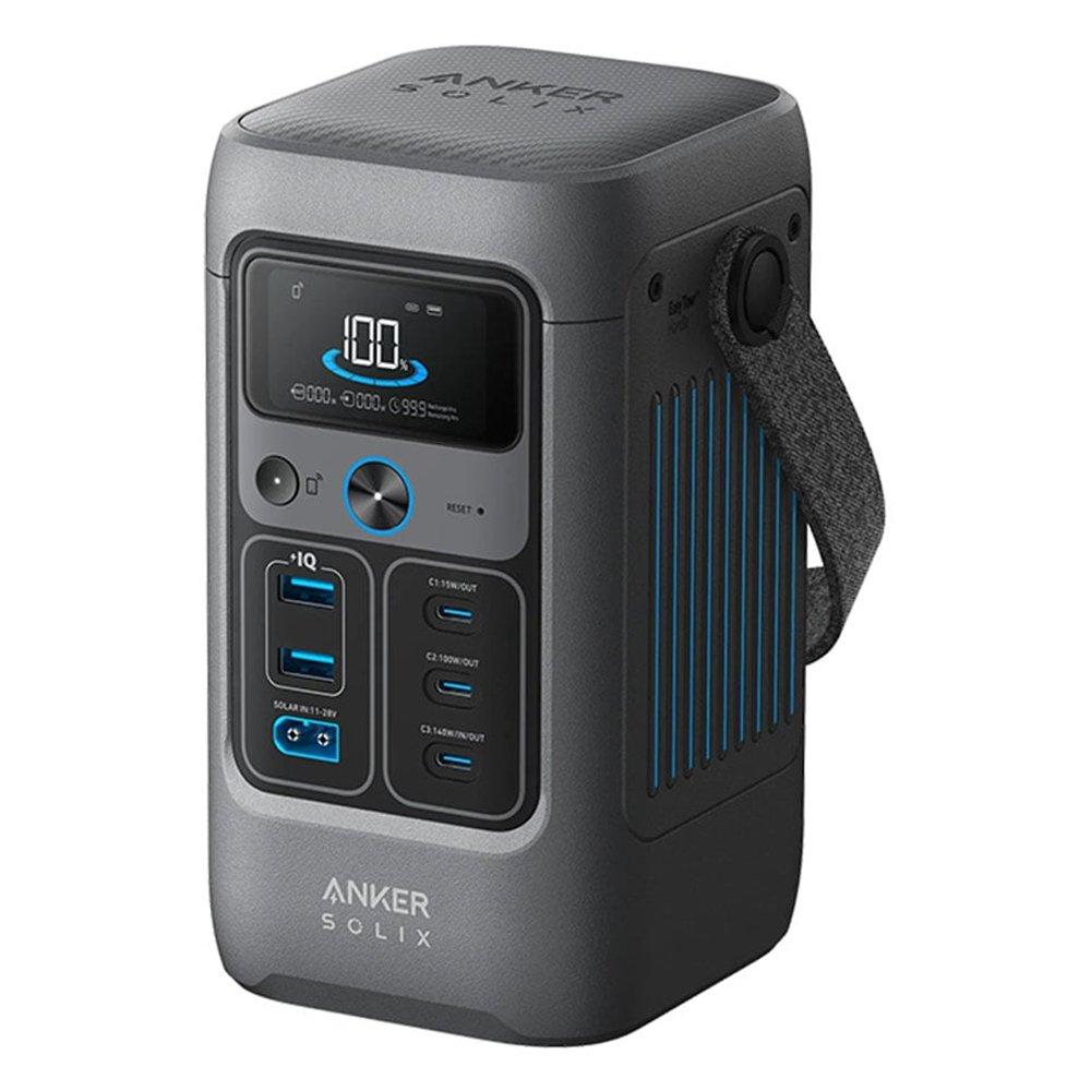 Anker Solix C200 DC Portable Power Station, A17270Z1 – Dark Grey 