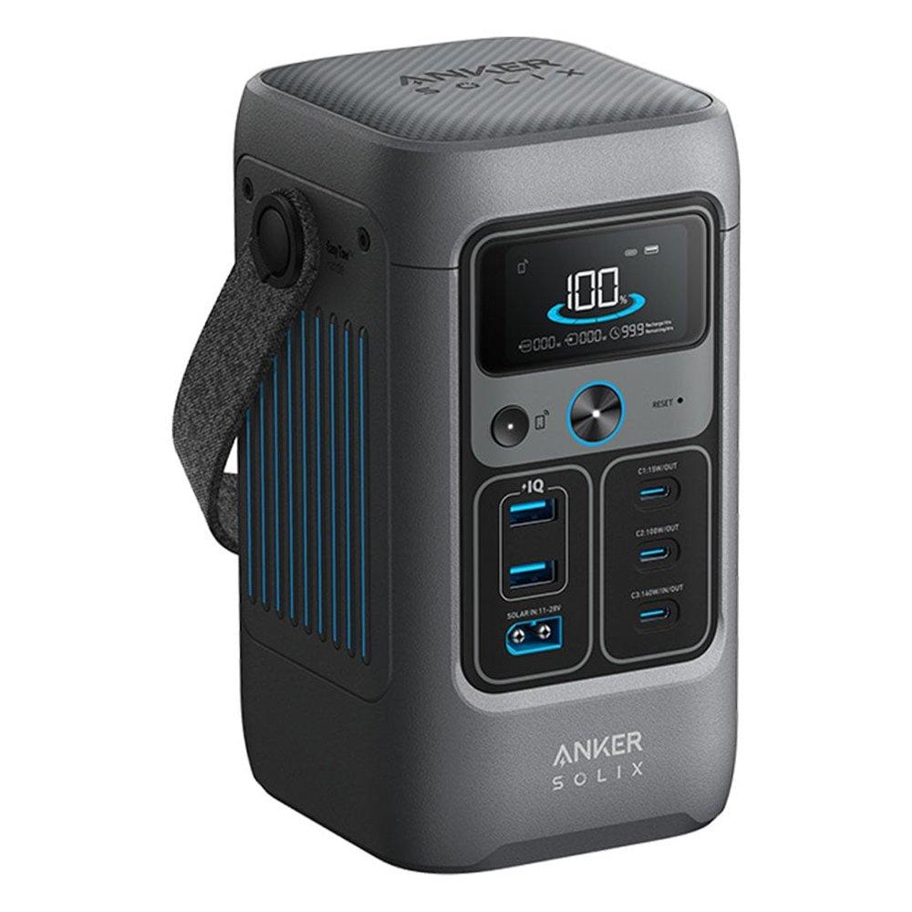 Anker Solix C200 DC Portable Power Station, A17270Z1 – Dark Grey 