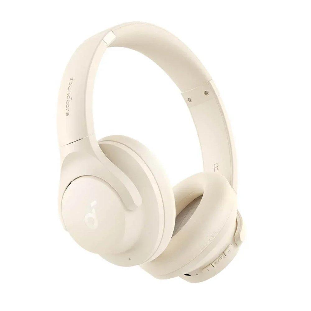 Anker SoundCore Q20i Wireless Over-Ear Headphones, Bluetooth 5.0, A3004H22- White Split it your way