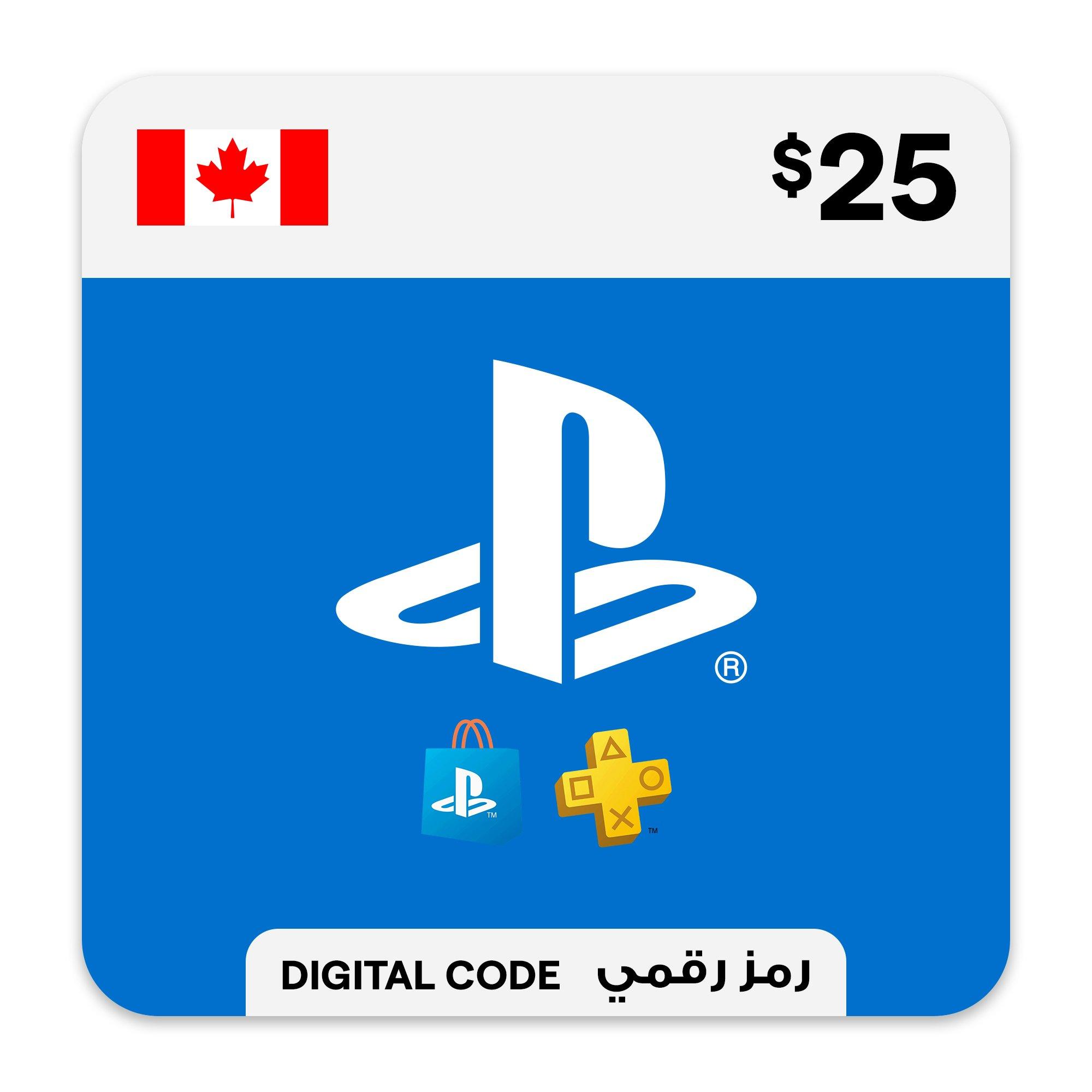 PlayStation Store Gift Card CAD 25 Canada