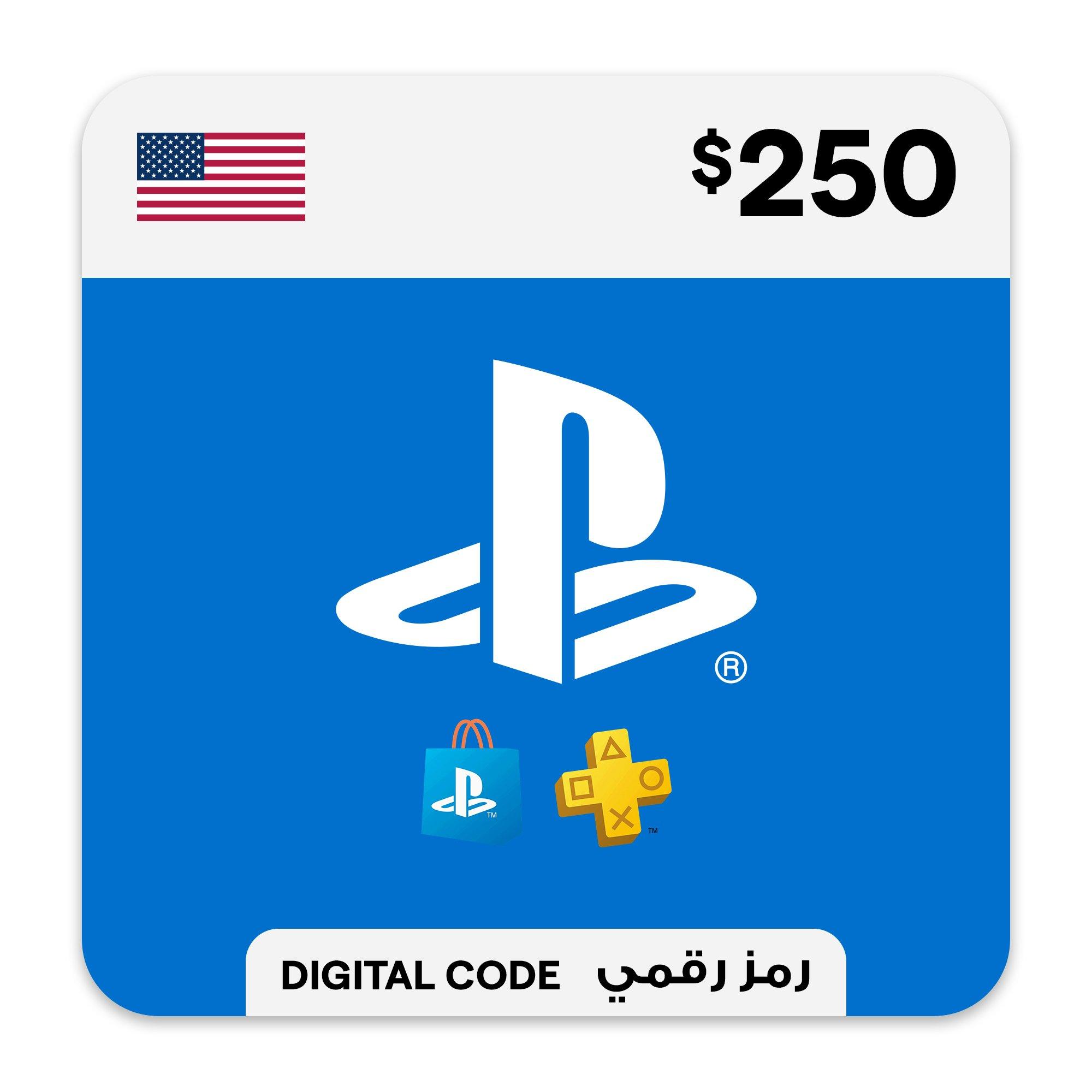PlayStation Network Gift Card 250 USD (US Store)