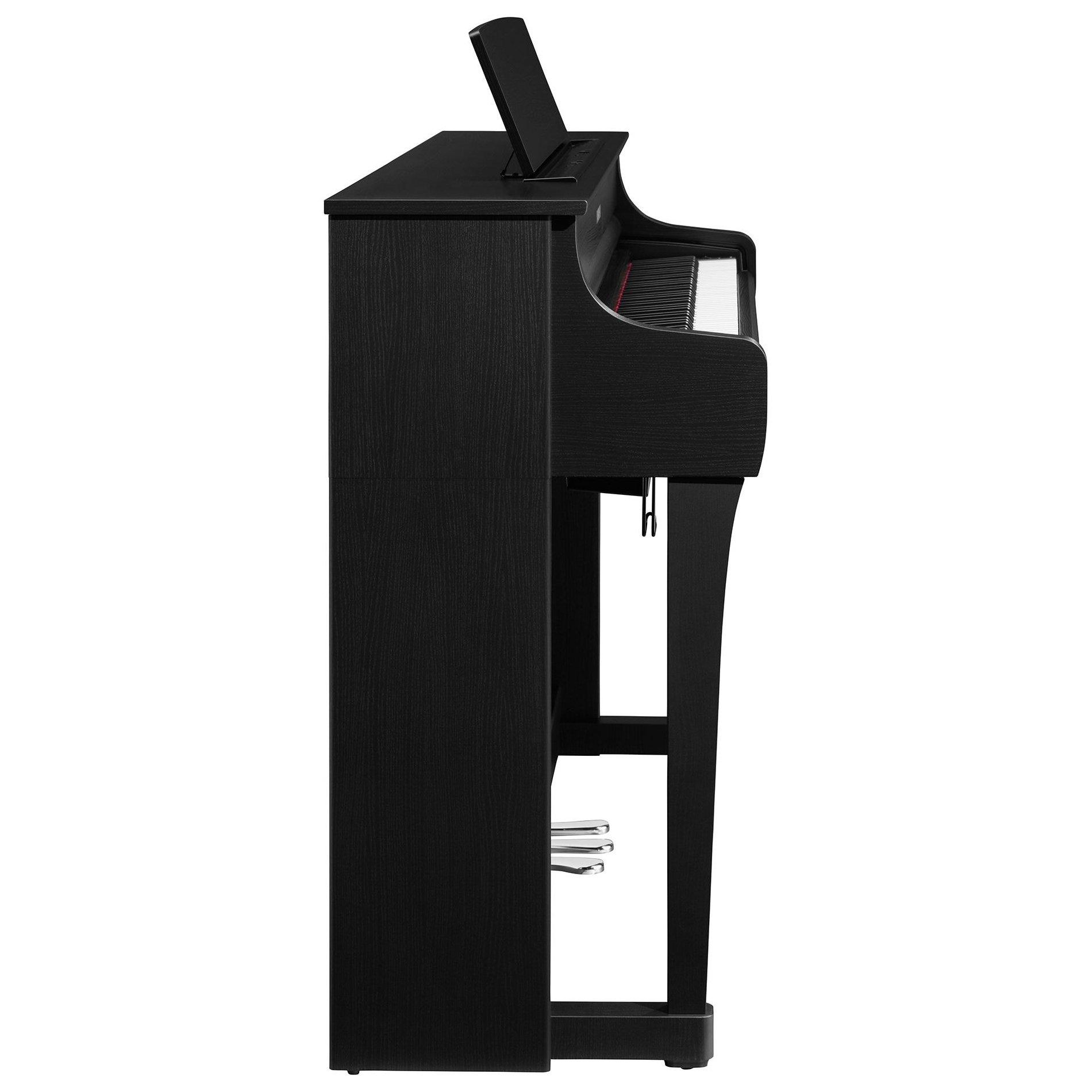 Yamaha Clavinova digital piano, 88-key GrandTouch-S weighted action with escapement, Yamaha CFX & Bösendorfer Imperial voices, Bluetooth Audio/MIDI, CLP-845 – Polished Ebony.