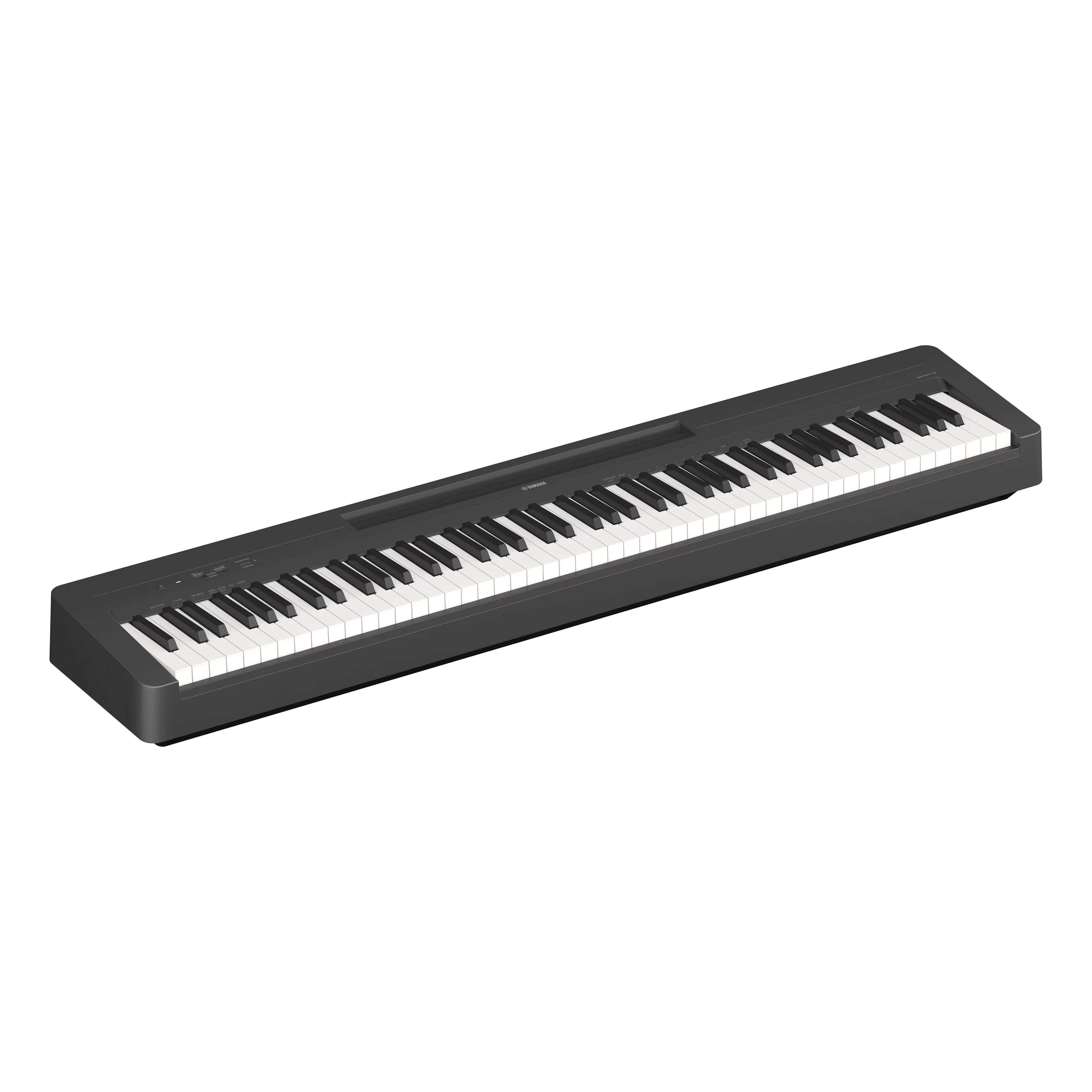 Yamaha P Series digital piano, 88-key GHC Graded Hammer Compact keyboard, CFIIIS concert grand voices, Bluetooth audio, P-145BT – Black.