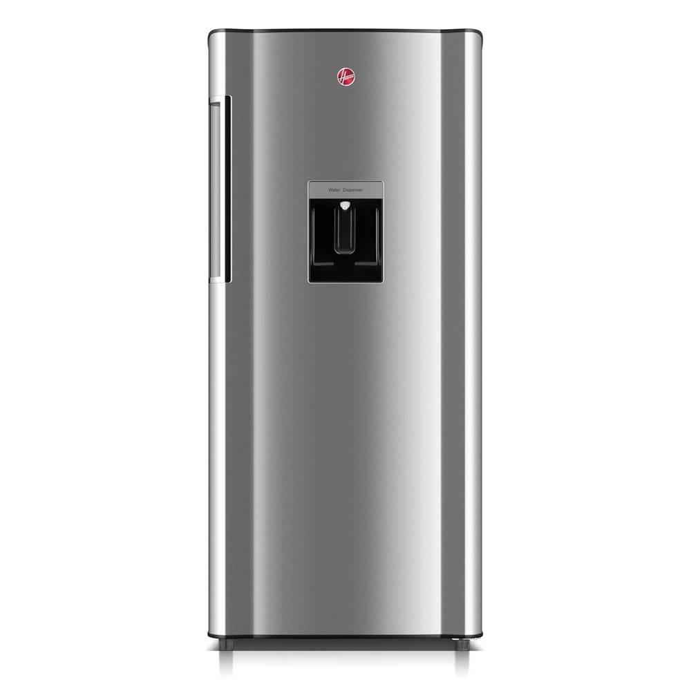 ثلاجة هوفر بباب واحد سعة 156 لترًا، 5.5 قدم مكعب، HSD-K195-S - فضي