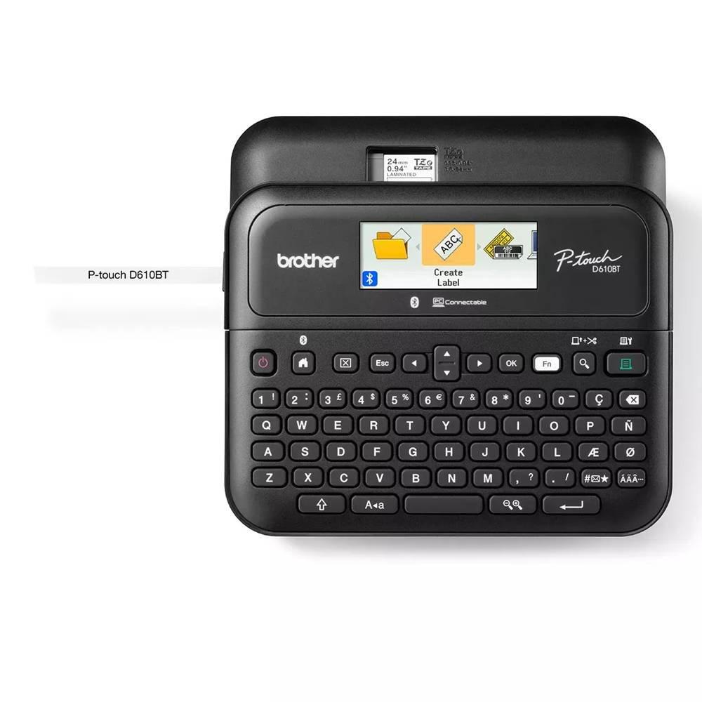 Brother Desktop Label Printer, PT-D610BT – Black