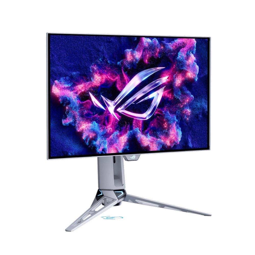 ASUS ROG Swift OLED Gaming Monitor, 27-inch QHD OLED Display, 540Hz Refresh Rate, 0.02ms Response Time, DisplayHDR 500 True Black, PG27AQWP-W – White