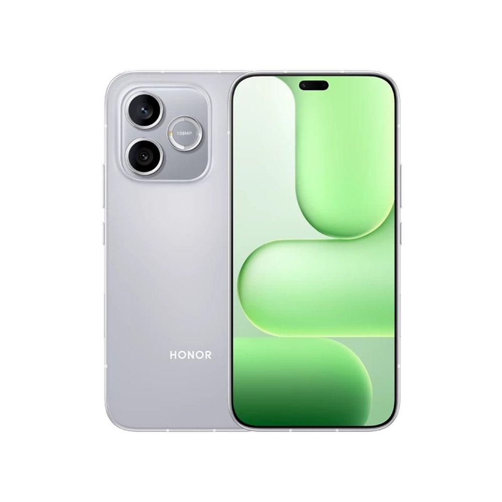 هاتف هونر 600 لايت، معالج دايمنسيتي 7100 إيليت، 12 جيجابايت رام، 256 جيجابايت تخزين، شاشة أموليد مقاس 6.6 بوصة، كاميرا خلفية مزدوجة 108 ميجابكسل + 5 ميجابكسل - رمادي