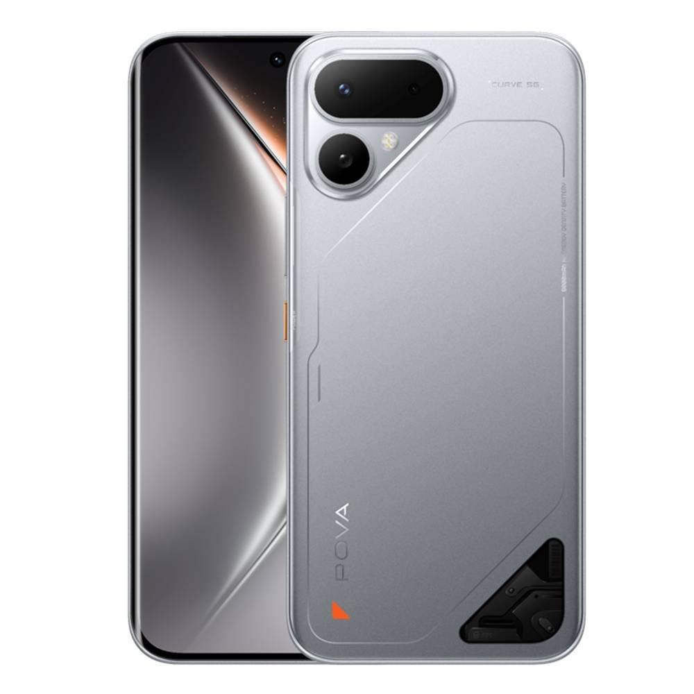Tecno POVA Curve 2 5G Phone, 256GB, 12GB, 6.78” - Melting Silver