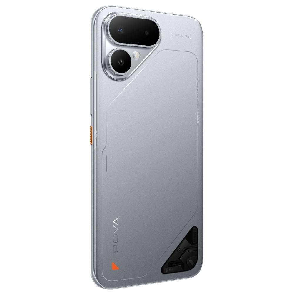 Tecno POVA Curve 2 5G Phone, 256GB, 12GB, 6.78” - Melting Silver
