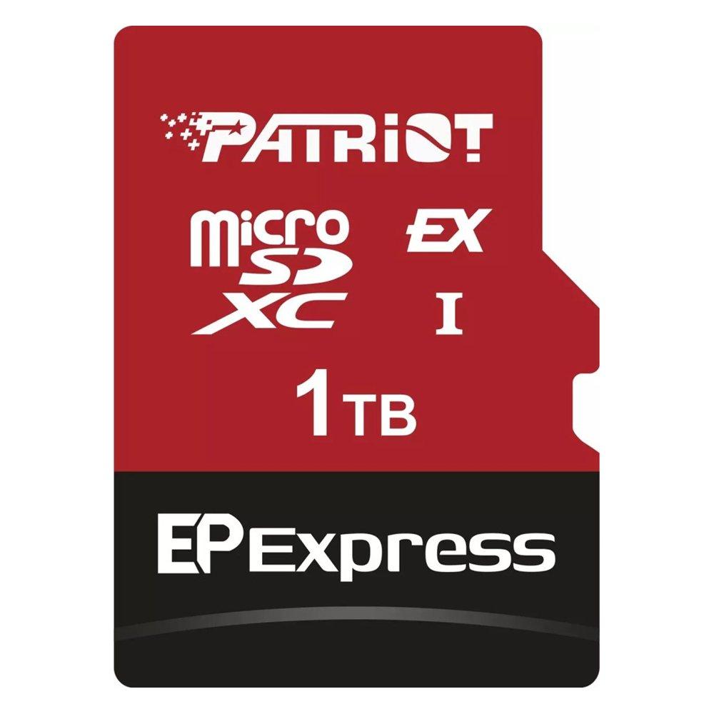 Patriot EP Series 1TB MicroSD Memory Card – Red