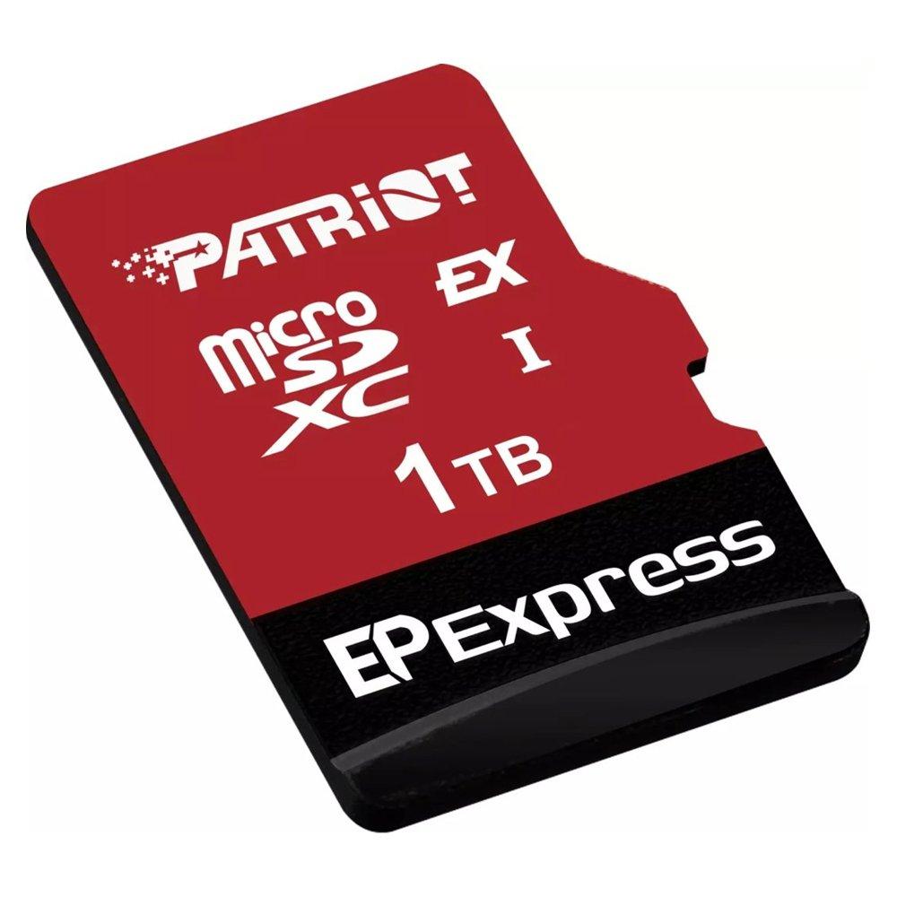 Patriot EP Series 1TB MicroSD Memory Card – Red