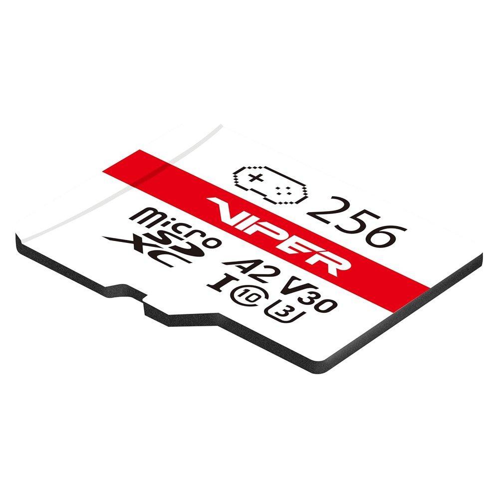 Patriot Viper V30 A2 microSD UHS-I Memory Card, 256GB – White