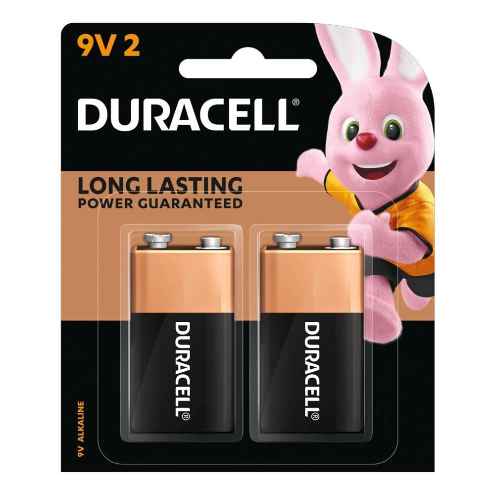 Duracell Battery, 9.V, 2 pieces, 9.V-2