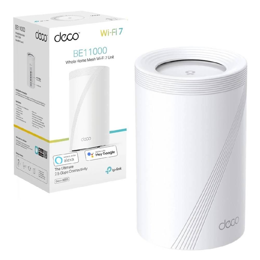 TP-Link Deco BE65 BE9300 Whole Home Tri-Band WiFi 7 Mesh - White