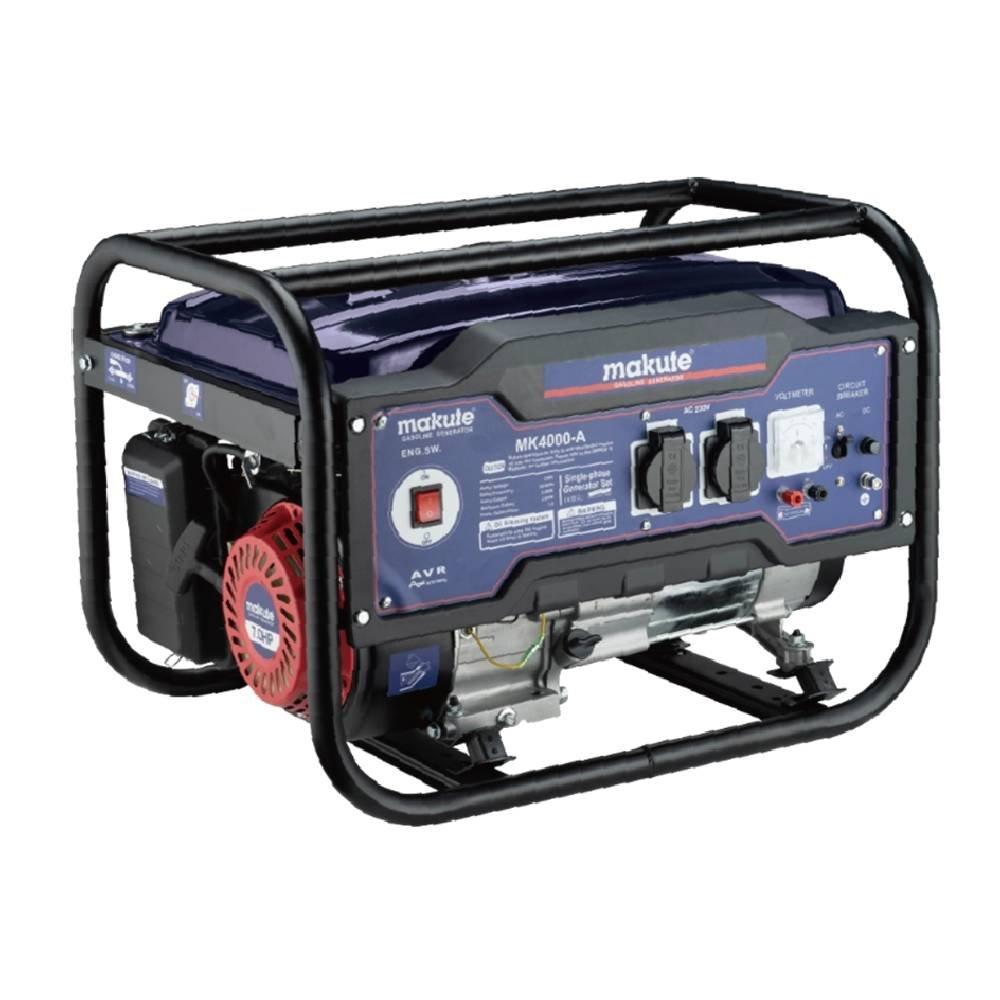 Makute Gasoline Generator, 2.6KW, MK4000-A - Multicolor 