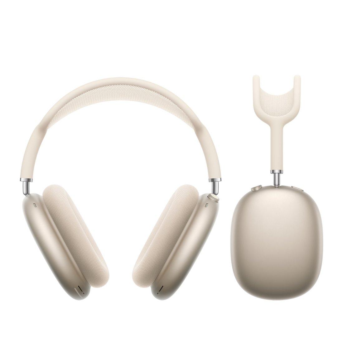 Apple AirPods Max 2 Wireless Over-Ear Headphones, Apple H2 Chip, Active Noise Cancellation, Personalized Spatial Audio, USB-C Lossless Audio, Up to 20 Hours Battery, MHWL4ZE/A– Starlight