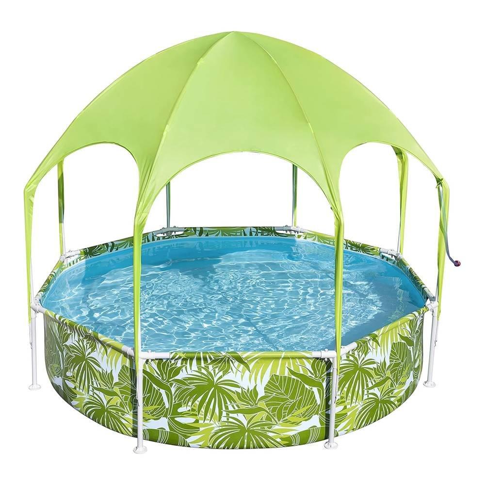Bestway Splash-in-Shade Play Pool, 2.44m x 51cm, 56432 - Green