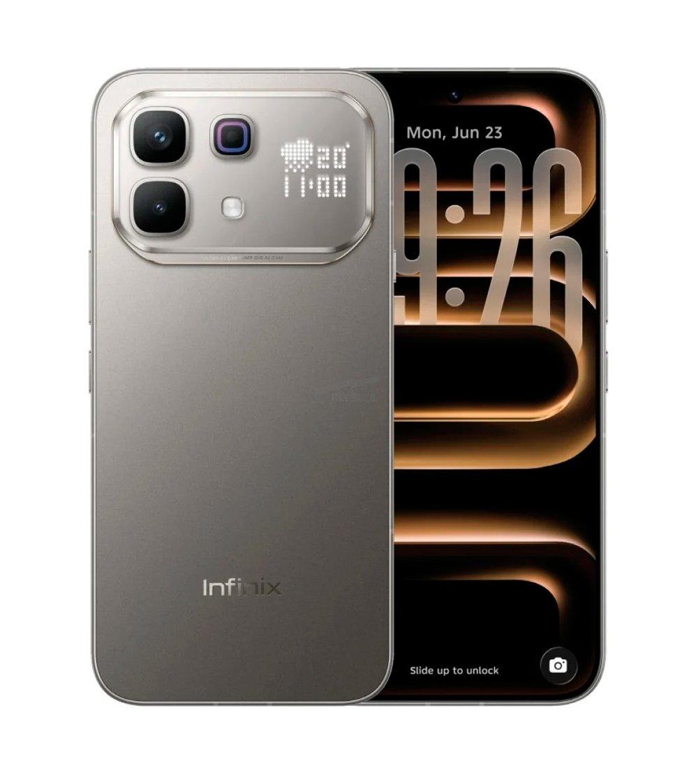 Infinix Note 60 Pro 5G Phone, Snapdragon 7s Gen 4, 12GB, 256GB, 6.78" AMOLED 144Hz Display – Titanium