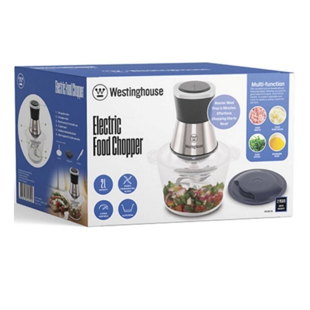 Westinghouse Food Chopper, 500W, 2L, WKMC18 - Stainless Steel