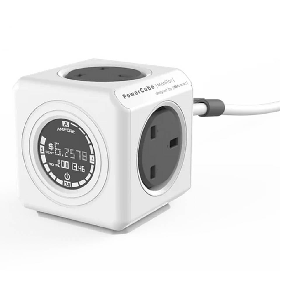 ألوكاكوك ALLOCACOC Powercube Extended Monitor 4-way 1 5m Wall Socket