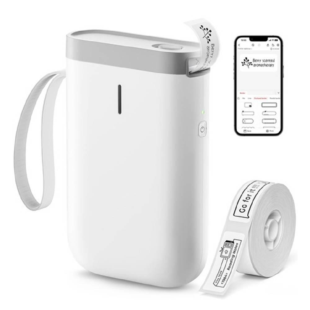 Niimbot Label Maker Machine D11 Label Printer Portable Wireless Connection - White 
