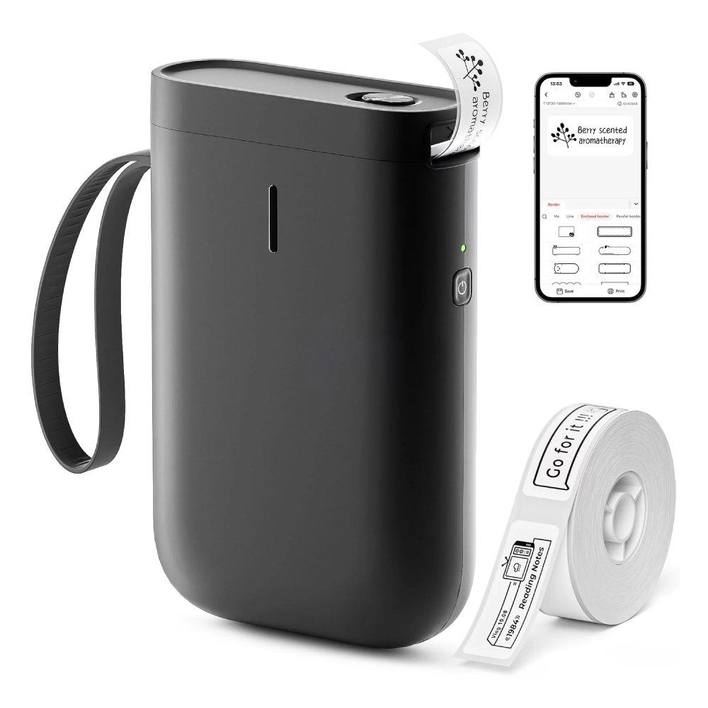 Niimbot Label Maker Machine D11 Label Printer Portable Wireless Connection - Black 