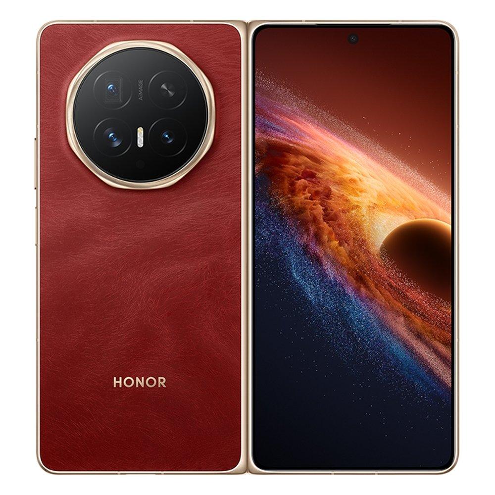 Honor Magic V6 Phone, Snapdragon 8 Elite Gen 5, 16GB RAM, 512GB, 7.95-Inch Foldable OLED Display – Red