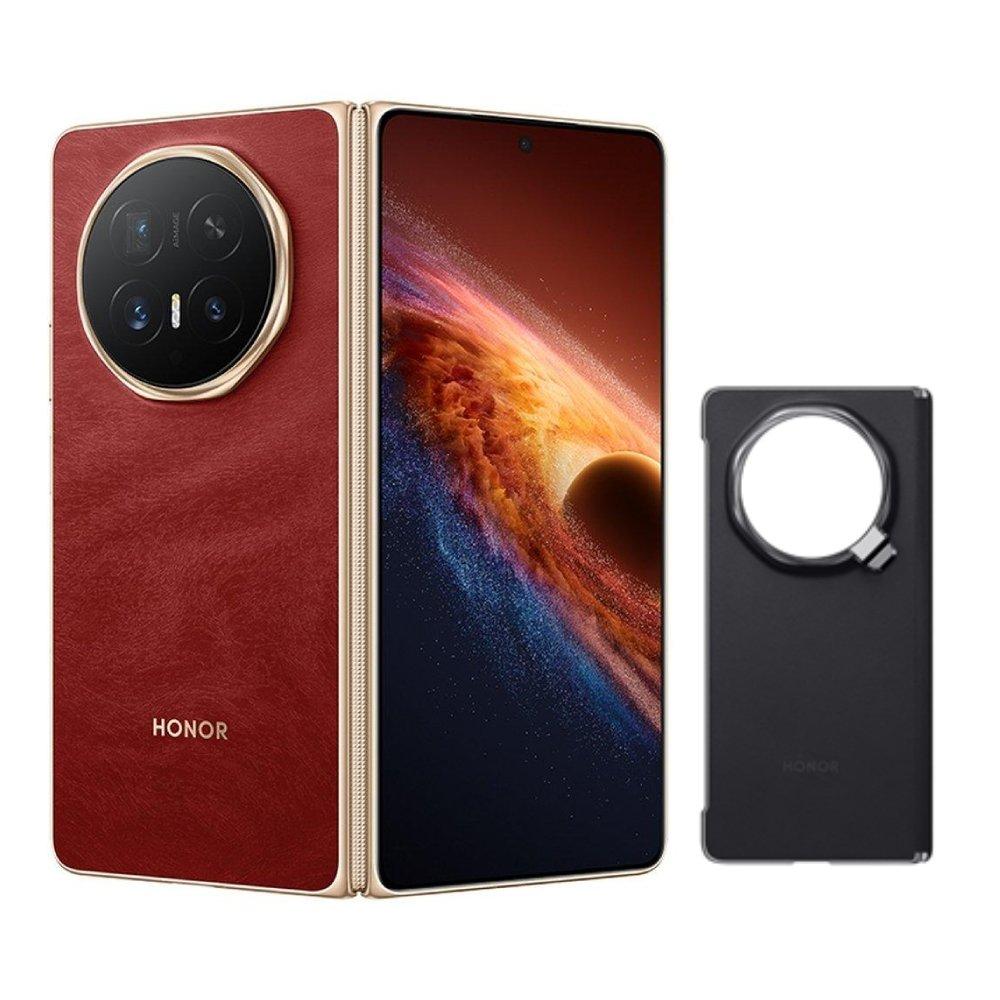 Honor Magic V6 Phone, Snapdragon 8 Elite Gen 5, 16GB RAM, 512GB, 7.95-Inch Foldable OLED Display – Red 