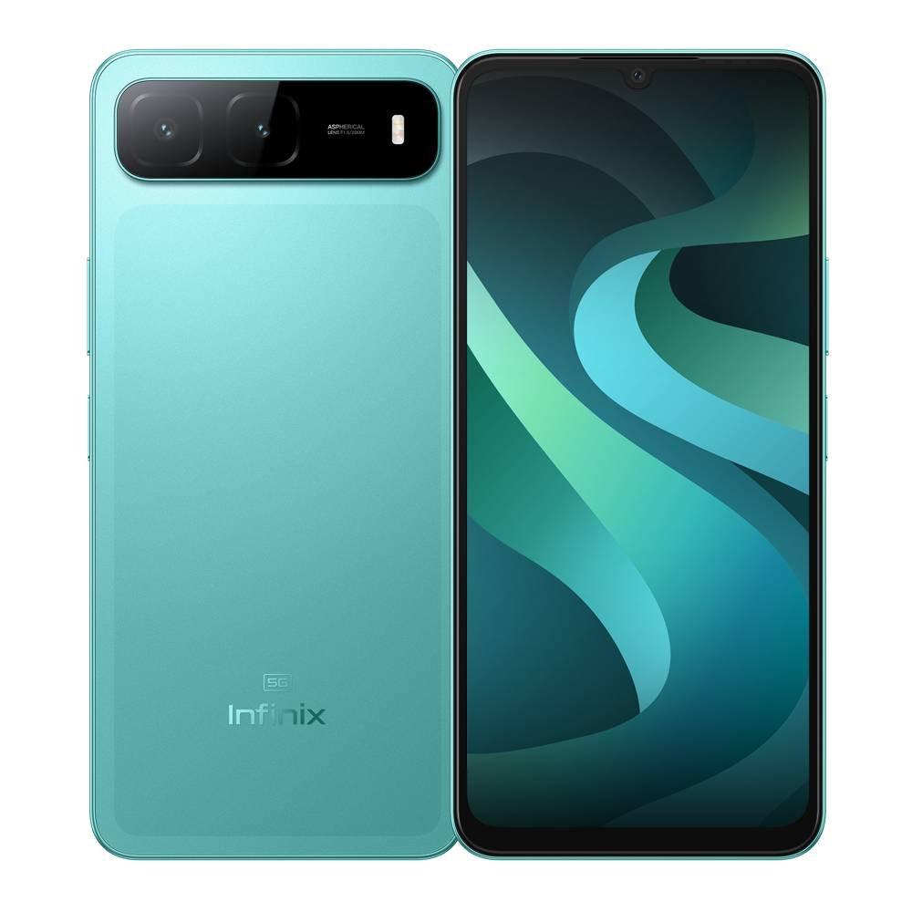 Infinix Hot 60i 5G Phone, 18W, 6000mAh, 6.75 Inch screen, 256 GB, 8GB RAM, 50MP- Green