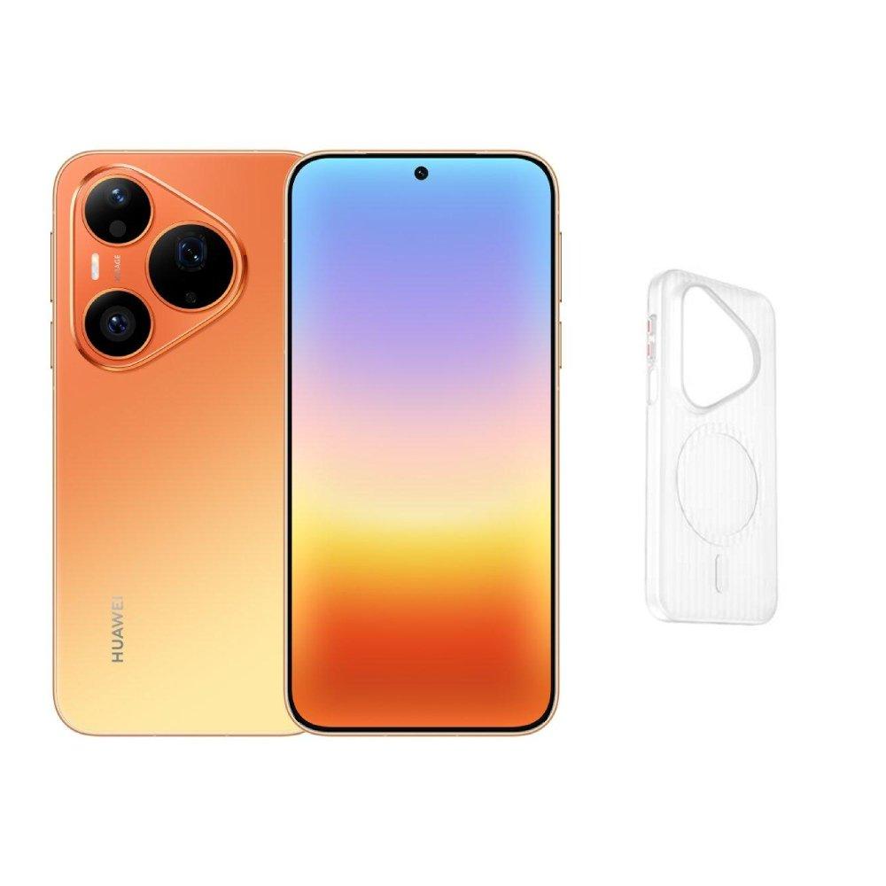 Huawei Pura 90S Pro Smartphone, 5G+, Dual SIM, Kirin 9030S, 12GB RAM, 256GB Storage, 6.6 inch, 120Hz, OLED Display - Orange