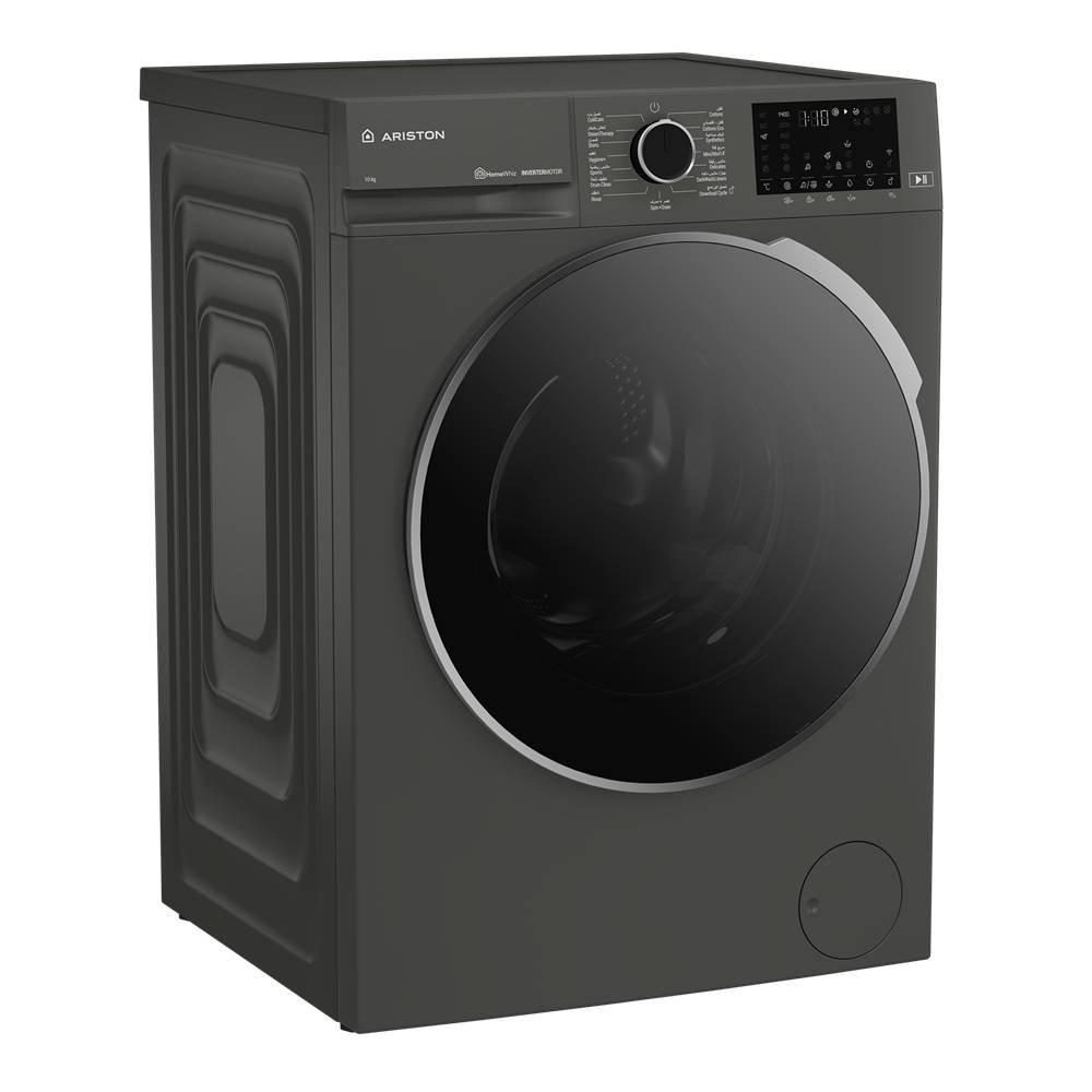 Ariston Front load Inverter Washing Machine, 10KG, 1400 RPM, ARWF 10143D MMK - Grey