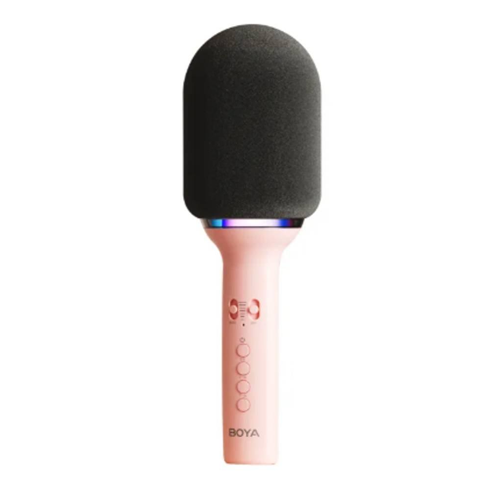 Boya Karaoke Wireless Microphone, K11-P - Pink & Black