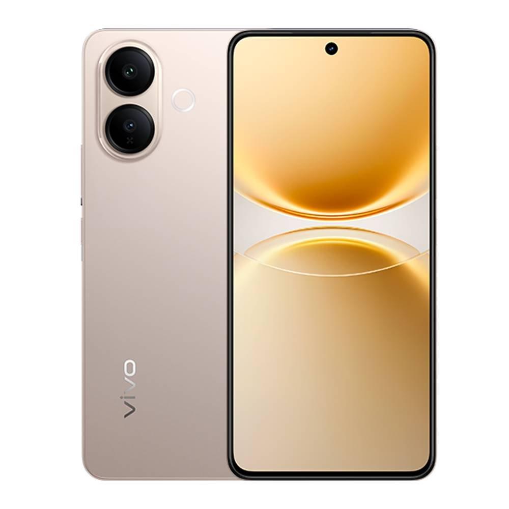 Vivo V70 Lite 5G Phone, Mediatek Dimensity 7400 Turbo, 8GB RAM, 256GB, 6.77-Inch AMOLED Display- Gold+ Vivo TWS In-line Prem Vchoice Earphones
