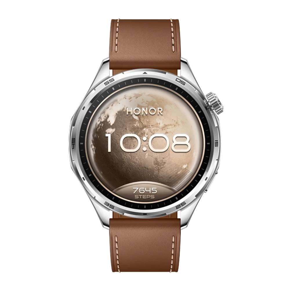 Honor Watch 6 Smart Watch, 1.46-inch AMOLED, 46.5mm, ROME-B09C - Brown Split it your way